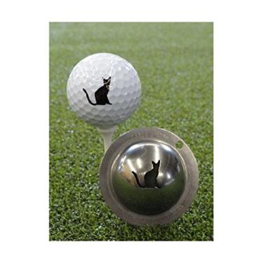 Imagem de Caneca de lata Nove Vidas Golf Ball Custom Marker Alinhamento Ferramenta 9 Lives