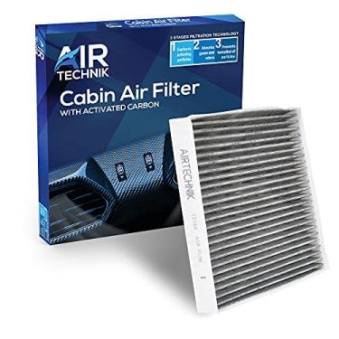 Imagem de AirTechnik CF12160 Filtro de ar de cabine com carvão ativado | Serve para Hyundai Kona 18-21, Tucson 16-21, Veloster 19-21, Venue 20-21 / Kia Seltos 21, Soul 20-21, Sportage 17-20