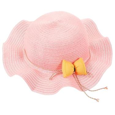 Imagem de GALPADA Vestidos 5 Unidades chapéu de sol roupas de bebê balde de palha chapéus chapéu de palha chapéu de palha para ar livre visor solar chapéu de princesa bebezinha