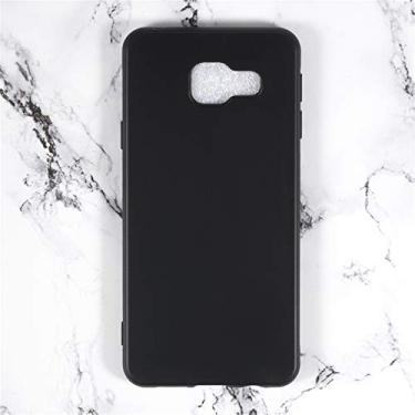 Imagem de Capa para Samsung Galaxy A3 2016, resistente a arranhões, capa traseira de TPU macia à prova de choque, borracha de gel de silicone, anti-impressões digitais, capa protetora de corpo