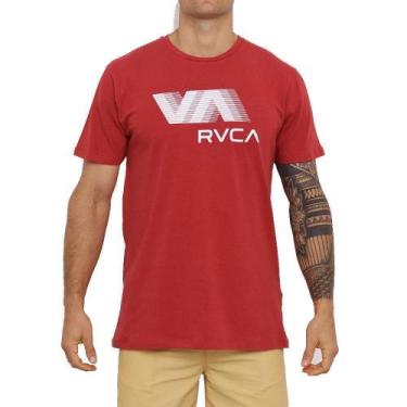 Imagem de Camiseta Rvca Va Rvca Blur Masculina Vermelho