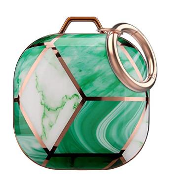 Imagem de LJFLYXRI Capa rígida de policarbonato transparente para Galaxy Buds 2 Pro, capa protetora de TPU para mulheres e meninas com chaveiro, capa protetora de corpo inteiro para Samsung Galaxy Buds 2/Pro/2