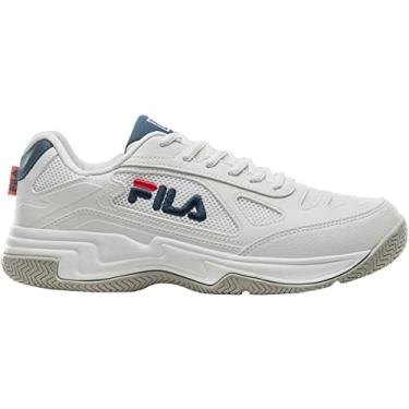 Imagem de Tênis Fila Masculino Lugano 7.0 Branco/marinho/vermelho F01tn00034-156-39