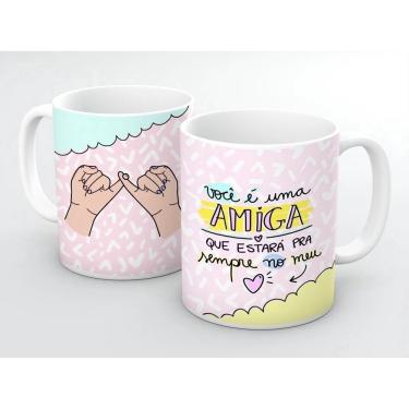 Imagem de Caneca De Porcelana Melhores Amigas Do Coração - Oferta!