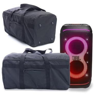 Imagem de TRIBOSHOP Capa Case Bag Compatível com Som Partybox 320, Proteção Anti Respingos e Poeira, Alças de Mão Reforçadas, Bolso para Carregador