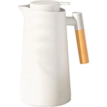 Imagem de Panela térmica de mesa, panela com isolamento a vácuo, panela térmica, 3,8 fl oz, grande capacidade, bule de chá, cafeteira, elegante, uso doméstico, uso comercial, 13,4 x 7,3 x 8,7 polegadas (34 x 18