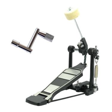 Imagem de simhoa Pedal de bumbo de corrente única, pedal de bumbo de tambor, bumbo de tambor para bateria eletrônica