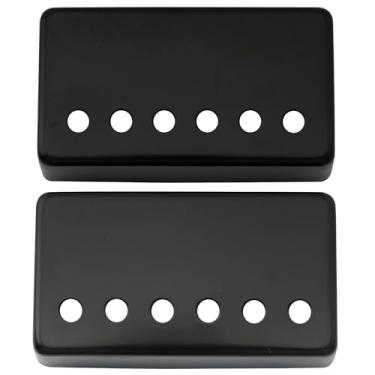 Imagem de Musiclily Kit Capa de Metal para Captador Guitarra Humbucker Braço e Ponte, Preto