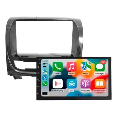 Imagem de Central Multimídia 7  Roadstar Android RS815BR Prime + Moldura Palio e Strada 13/19 - Grafite