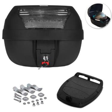 Imagem de Baú Moto Bauleto Pro Tork Refletor 28 Litros Smart Box Maleiro Traseir