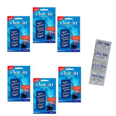 Imagem de Kit 60 Pastilhas Purificadoras Agua para Consumo Clorin  Nautika 