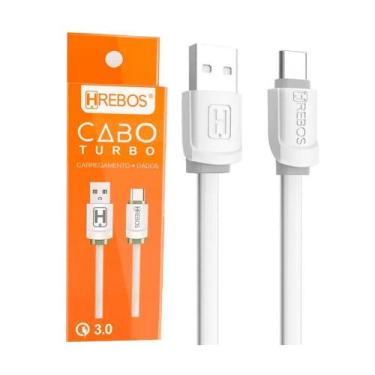 Imagem de Cabo Usb Tipo C Turbo Rápido 2 Metros Para Samsung Galaxy A20 A30 A50 