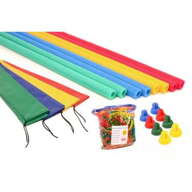 Imagem de Kit Rede de Proteção Capas Ponteiras e Isotubo para Cama Elástica 3,05