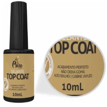Imagem de Selante E Top Coat Psiu  Gel Secar na cabine Led - A.R Variedades MT