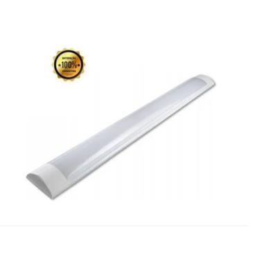 Imagem de Luminária Tubular 60cm Led 18w/20w 2x9w Sobrepor Slim Calha - ROYA, Bi