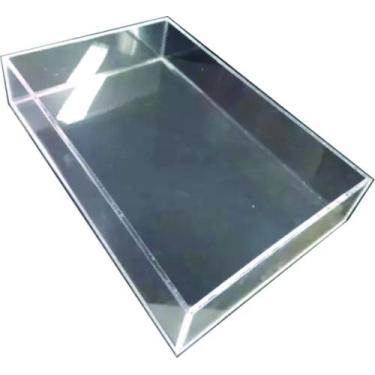 Imagem de Caixa / Bandeja Retangular Em Acrilico Cristal - Rick Acrilicos