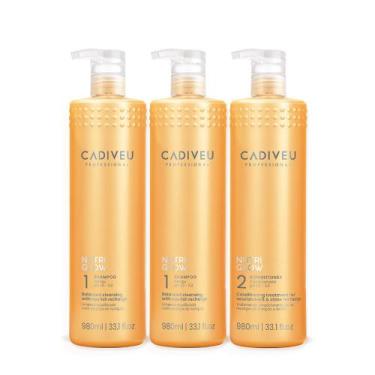 Imagem de Kit Cadiveu Professional Nutri Glow Shampoo Extra e Condicionador Litr