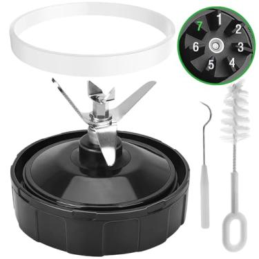 Imagem de Lâmina de reposição Ninja de 7 quilhas, peças de reposição para liquidificador Ninja compatíveis com liquidificadores Ninja BL480-30 BL482-30 BL490-30 BL640-30 BL642-30 BL682-30 BN401 BN751 BN801