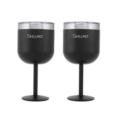 Imagem de Kit 2 Taças para Gin - 530ML - Shellmo, PRETO