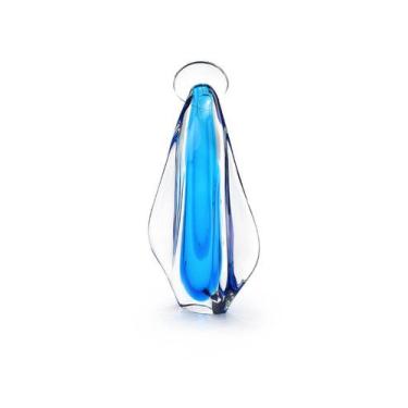 Imagem de Imagem Em Cristal Murano Água Marinha - São Marcos