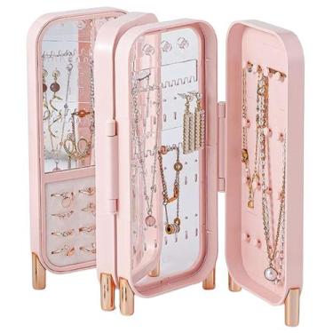 Imagem de Organizador Multiuso Porta Joias De Mesa - InterPonte, Rosa