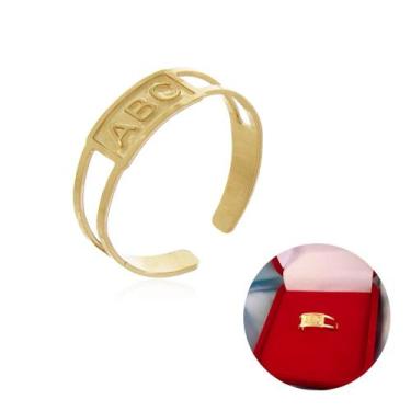 Imagem de Anel ABC formatura infantil Regulável Banho - Estojo - Joias Danisam