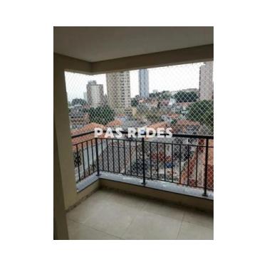 Imagem de Rede Tela de Proteção Janelas Sacadas Crianças Gatos 1,10m X 1,10m - P