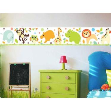 Imagem de Faixa bonder decorativa quarto infantil  jogo 04 peças med.10x100) - A