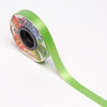 Imagem de Rolo de Fita Decorativa Para Presente 16mm x 50m - AAZ, Verde Limão