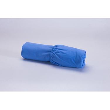 Imagem de Lençol Cama Viúva Avulso Com  colchão ate 40cm 200 Fios Azul HJ - MIGU
