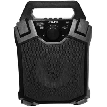 Imagem de Bass Rockers Alto-falante Bluetooth com som HD, portátil, sem fio, até 6 horas de reprodução, emparelhamento TWS para casa/festa/ar livre/praia, aparelhos eletrônicos, presente de aniversário (preto)