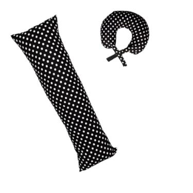 Imagem de Luma Confort, Almofada Descanso Cinto De Segurança apoio pescoco Viagem COR:POÁ PRETO