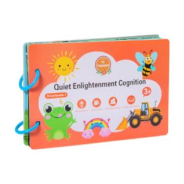 Imagem de Amagogo Adesivo livro mão olho coordenação atividade pasta livro cérebro teaser para bebês bebê 2 3 4 anos de idade presente das crianças, Estilo 1