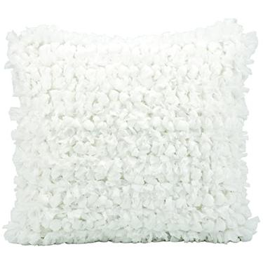 Imagem de Almofada decorativa branca Mina Victory por Nourison Mina Victory Dl658 da Nourison, 50,8 x 50,8 cm