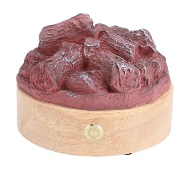 Imagem de Lâmpada de Chama LED, Luz de Chama Artificial, Luz Noturna de Resina, Simulação Operada por Bateria, Fogueira para Decoração de Casa, Ideal para Decorações de Aniversário,