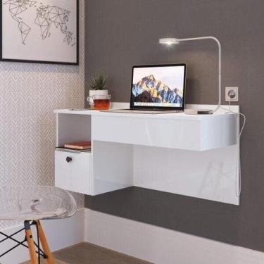 Imagem de Penteadeira Camarim com Espelho Multiuso 1 Gaveta Lov-It Mu111 Branco/