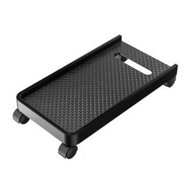 Imagem de Suporte para CPU Suporte de torre para PC para escritório em casa, suporte para CPU, carrinho, suporte móvel para CPU com rodas giratórias travadas para gabinete de PC para jogos Suporte para CPU