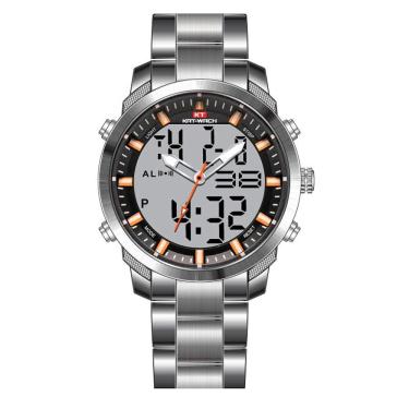 Imagem de Relógio Masculino Kat-Wach AnaDigi KT1124 Prata