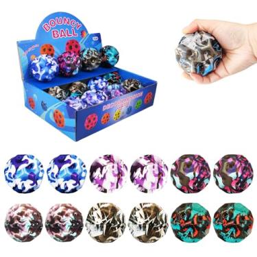 Imagem de ZHEBAG Bola Bouncy, bolas Astro coloridas grandes super saltitantes, bola de salto alto extremo para crianças, bolas divertidas de espuma leve para crianças, melhora a capacidade de coordenação