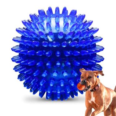 Imagem de PetSport Gorilla Spiky Ball 10 cm – Brinquedo de borracha pontiaguda para cachorros, brinquedo interativo para cães de tamanho pequeno e médio, borracha TPR, aroma de baunilha – 10 cm, grande