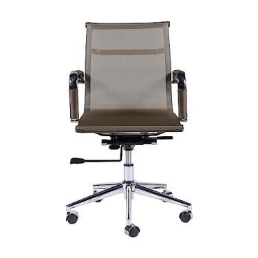 Imagem de CADEIRA TELA BAIXA TELA COBRE BASE RODIZIO