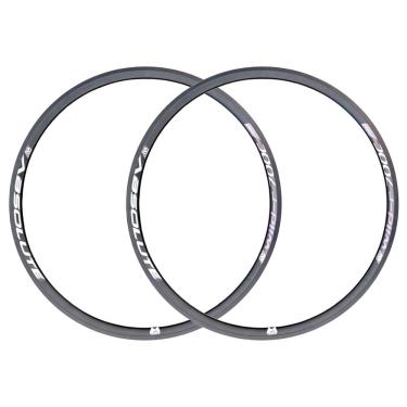 Imagem de Kit Aros Folha Speed 700x28 Furos Wild-r Presta Parede Dupla Disc Alumínio Absolute