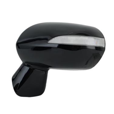Imagem de Espelho lateral, compatível com HONDA FIT JAZZ 2005-2008 CITY 2007 Retrovisor 5-PINS Ângulo elétrico Ajuste LED Luz de seta Tampa de lente de vidro(5pins black L)
