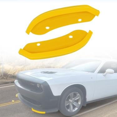 Imagem de KAKABAS Protetor de lábio para para-choque dianteiro compatível com Challenger Dodge Challenger SRT Hellcat 2015-2023 (não serve para a estrutura larga e todos os modelos SXT, GT, R/T), acessórios
