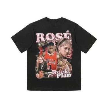 Imagem de Camiseta Oversized Unissex NBA - Estampa Rock Plan - Meia Manga de Alg