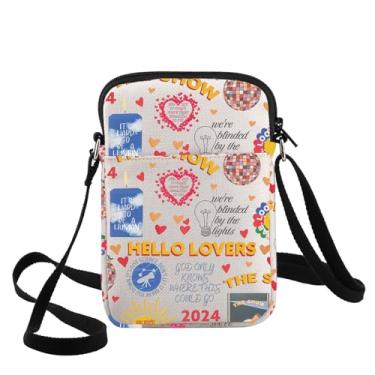 Imagem de G2TUP Bolsa tiracolo Singer Lyrics Singer Music Album Fans Gifts Song Lyrics Inspired Shoulder Bag Singer Concert Merchandise, Hello Cb