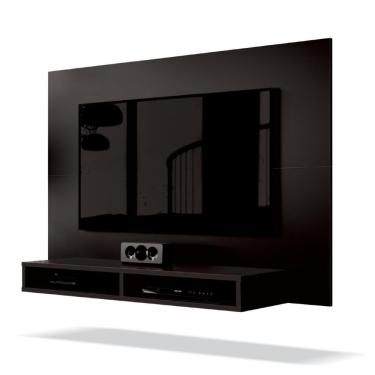 Imagem de Painel Para Tv Até 42 Polegadas 1,20m Fox New Preto Preto