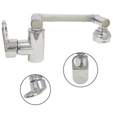 Imagem de Torneira Monocomando Lavabo Ajustavel Quente Frio Banheiro