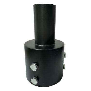 Imagem de TRAYIU Adaptador De Encaixe Para Poste Redondo 4", Luz Estacionamento Led Alta Resistência 2 3/8", Suporte Montagem Externo Metal, Iluminação Caixa Sapatos, Pública