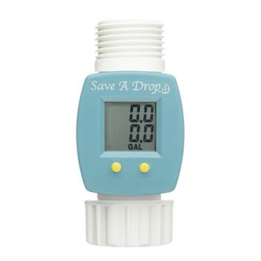 Imagem de SAVE A DROP Medidor De Vazão Água P3 Com Visor Invertido Para Leitura Do Consumo Galões Uma Mangueira Jardim Externa, Ótimo Trailers E Barcos, Ajuda Conservar